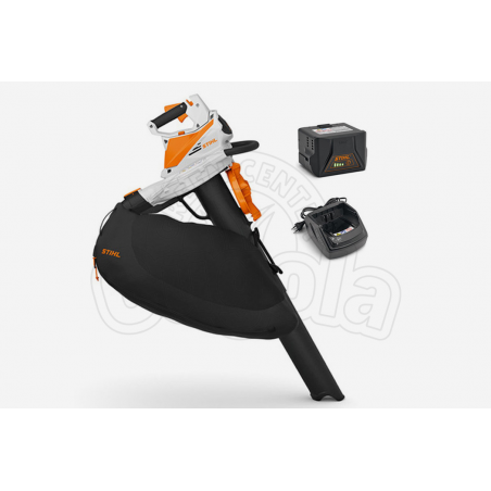 Soffiatore - aspiratore - tritatore a batteria Stihl SHA 56 - con batteria AK 20 e caricatore AL 101 Soffiatore - aspiratore - tritatore a batteria Stihl SHA 56 - con batteria AK 20 e caricatore AL 101