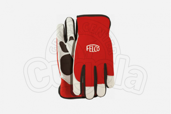 Guanti Felco - Bianco/Rosso in pelle - Taglia L Guanti Felco - Bianco/Rosso in pelle - Taglia L
