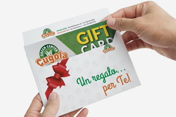 Gift card Cugola Green Center Gift card Cugola Green Center