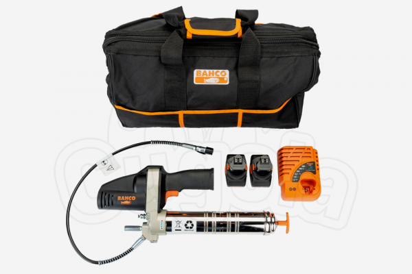 Set ingrassatore a batteria 14.4V di Bahco Set ingrassatore a batteria 14.4V di Bahco
