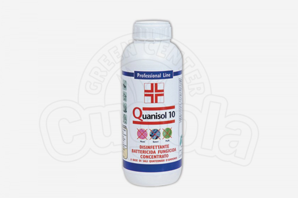 DISINFETTANTE BATTERICIDA QUANISOL 10 DA 1 LT DISINFETTANTE BATTERICIDA QUANISOL 10 DA 1 LT