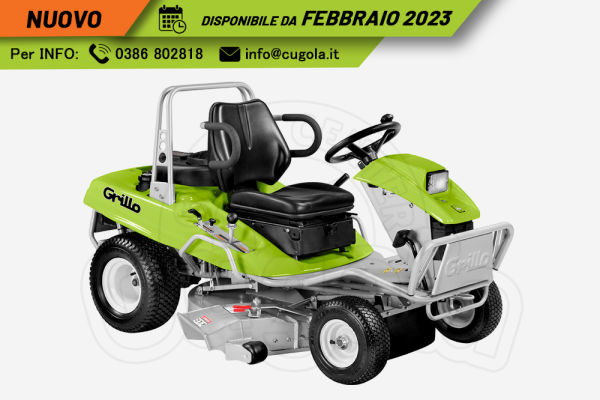 Trattorino rasaerba Grillo MD 18 - Disponibile da FEBBRAIO 2023 Trattorino rasaerba Grillo MD 18 - Disponibile da FEBBRAIO 2023