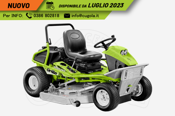 Trattorino rasaerba Grillo MD 28 - Disponibile da LUGLIO 2023 Trattorino rasaerba Grillo MD 28 - Disponibile da LUGLIO 2023